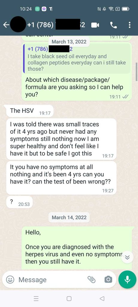 Ms. GI Had HSV for Years