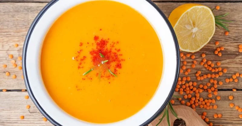طريقة عمل شوربة العدس بالخضار