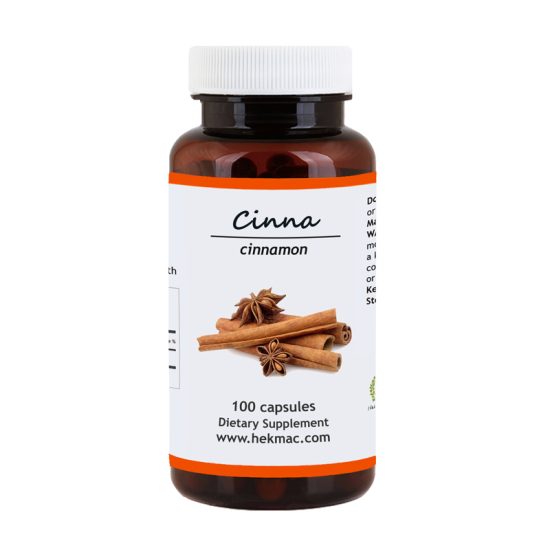 Cinnamon Cinnamomum Zeylanicum 100 Capsules Hekma Center