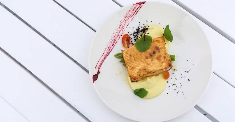 Salmon with Potato for HSV