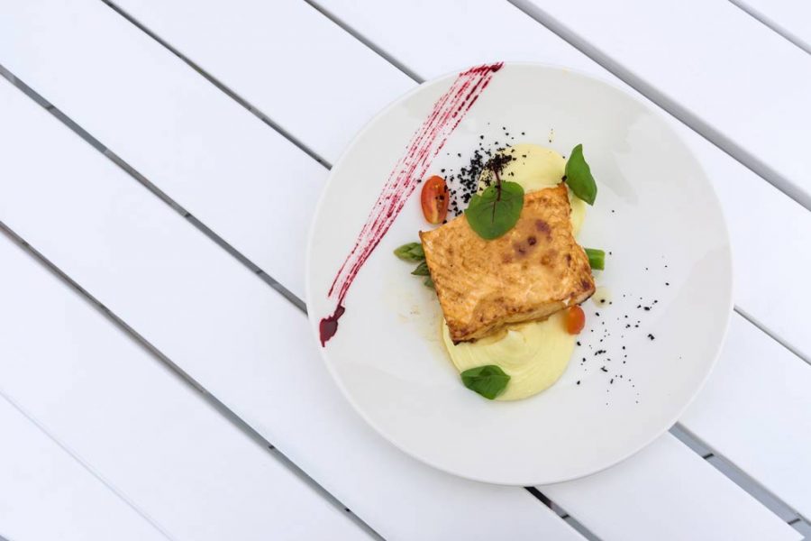 Salmon with Potato for HSV