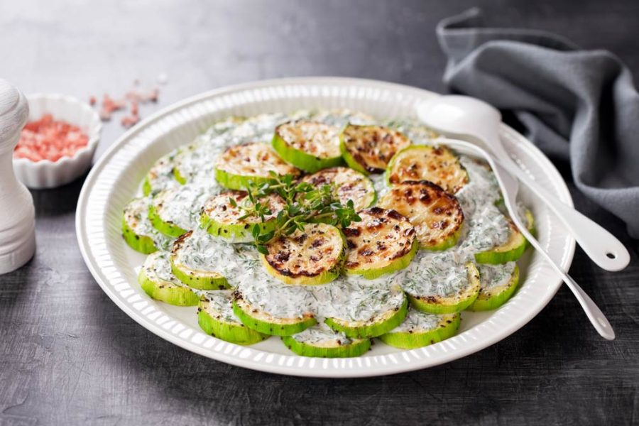 Antiviral Yogurt Zucchini Chips 