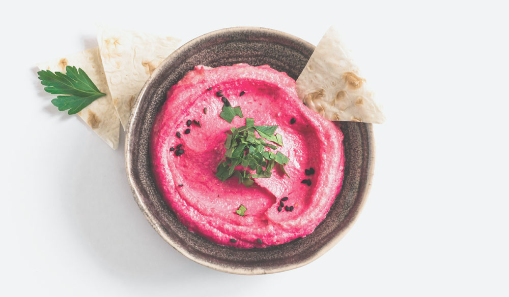 Beet Moutabal with Tahini for Herpes Patients