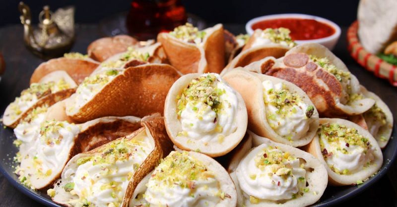 Qatayef with Cream for Endometriosis