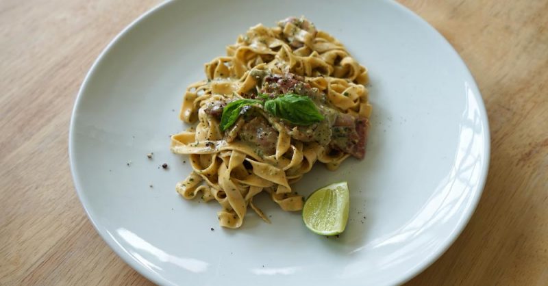 Safe Basil Fettuccine for Cancer