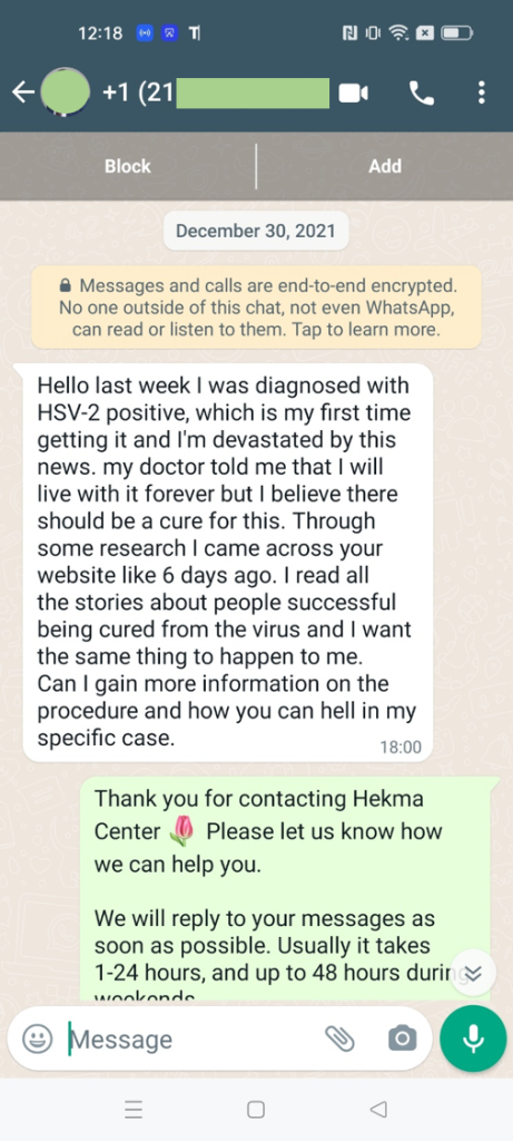 Overcoming HSV is not Impossible